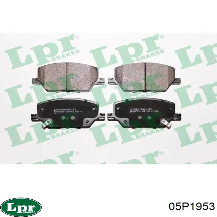 Купить 05P1953 LPR Колодки тормозные