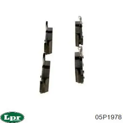 05P1978 LPR Колодки тормозные дисковые комплект