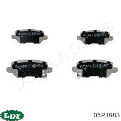 Колодки дисковые  LPR 05P1983 цена, от 15.92 USD