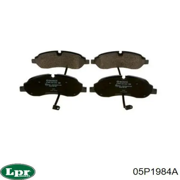 05P1984A LPR Колодки передние