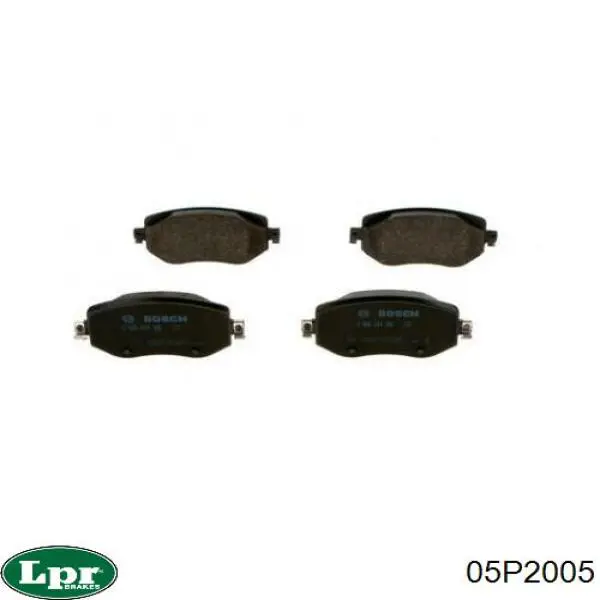 05P2005 LPR Колодки передние