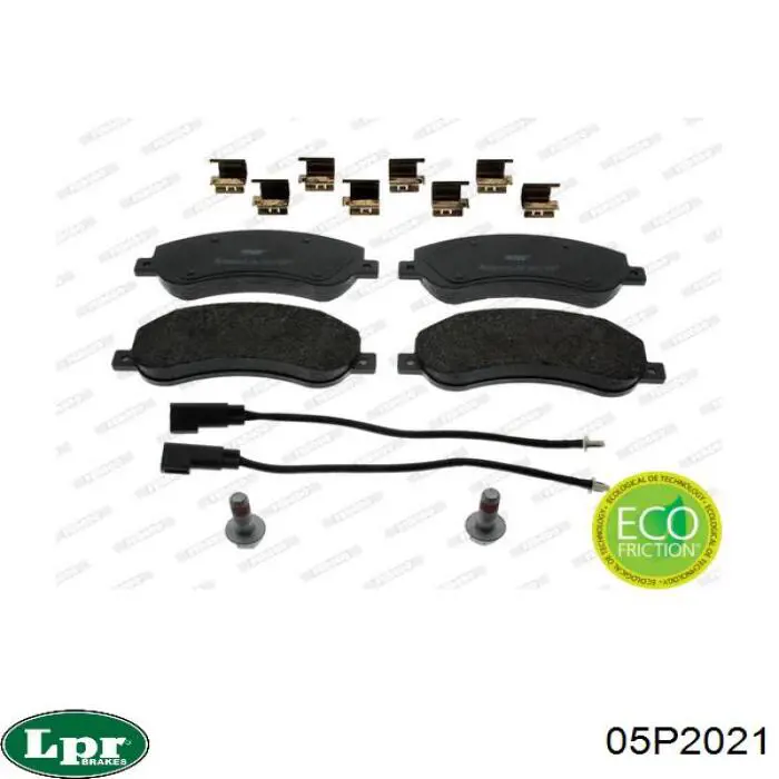 Передние тормозные колодки 05P2021 LPR