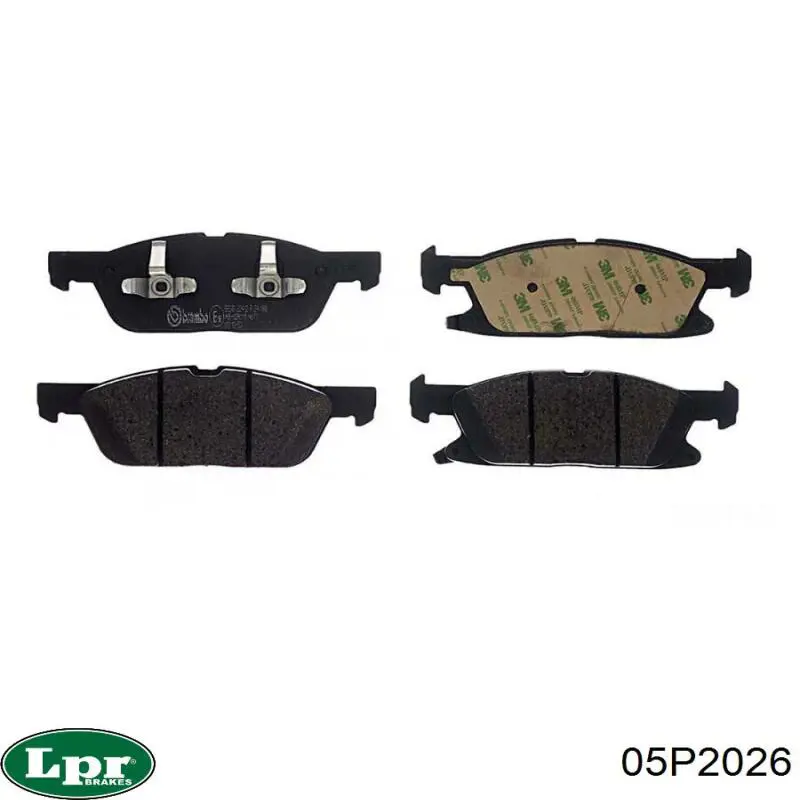 Тормозные колодки LPR 05P2026