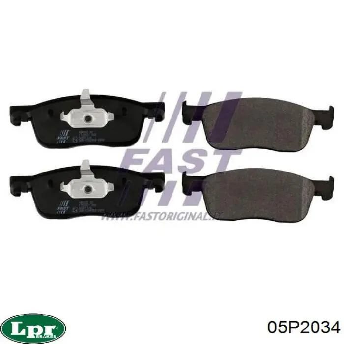 Колодки дисковые  LPR 05P2034 цена, от 26.37 USD