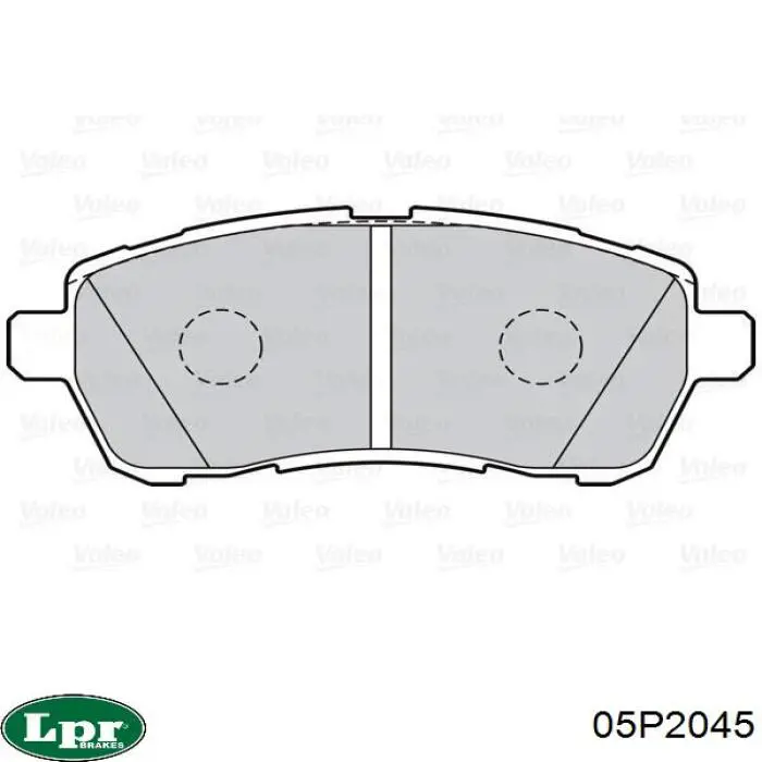 Тормозные колодки LPR 05P2045