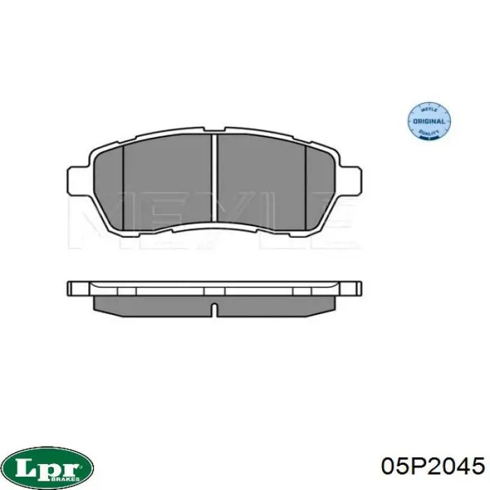 Колодки LPR 05P2045 цена, от 27.21 USD