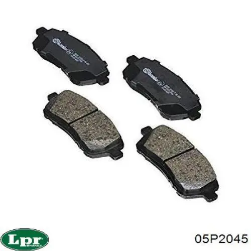 Передние тормозные колодки 05P2045 LPR