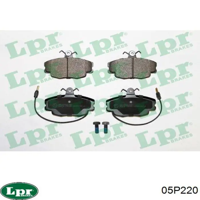 Купить 05P220 LPR Колодки тормозные