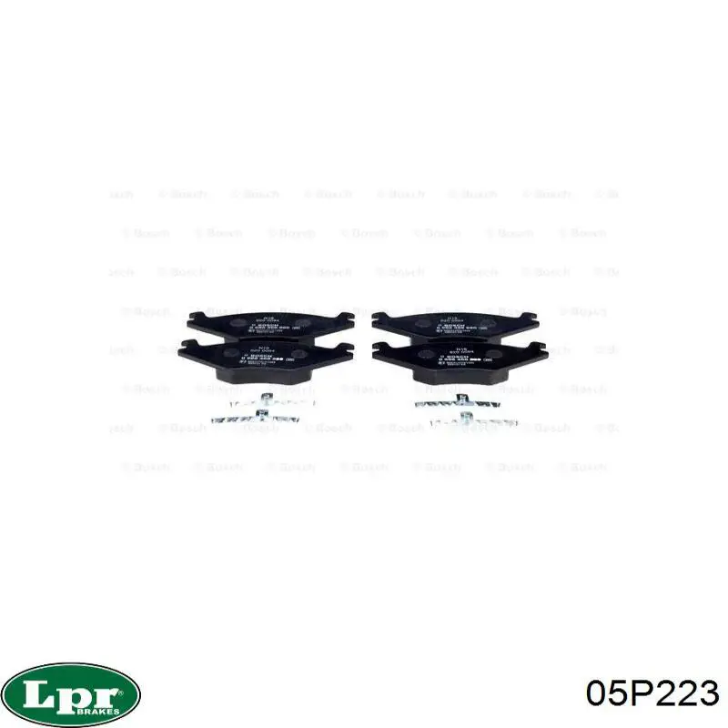 Передние тормозные колодки 05P223 LPR