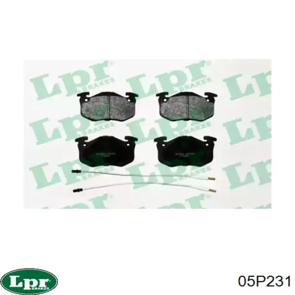 Купить 05P231 LPR Колодки тормозные