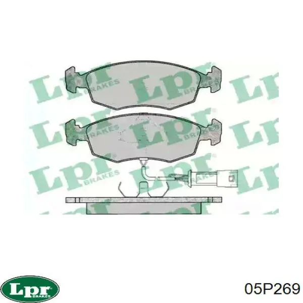 05P269 LPR Колодки передние