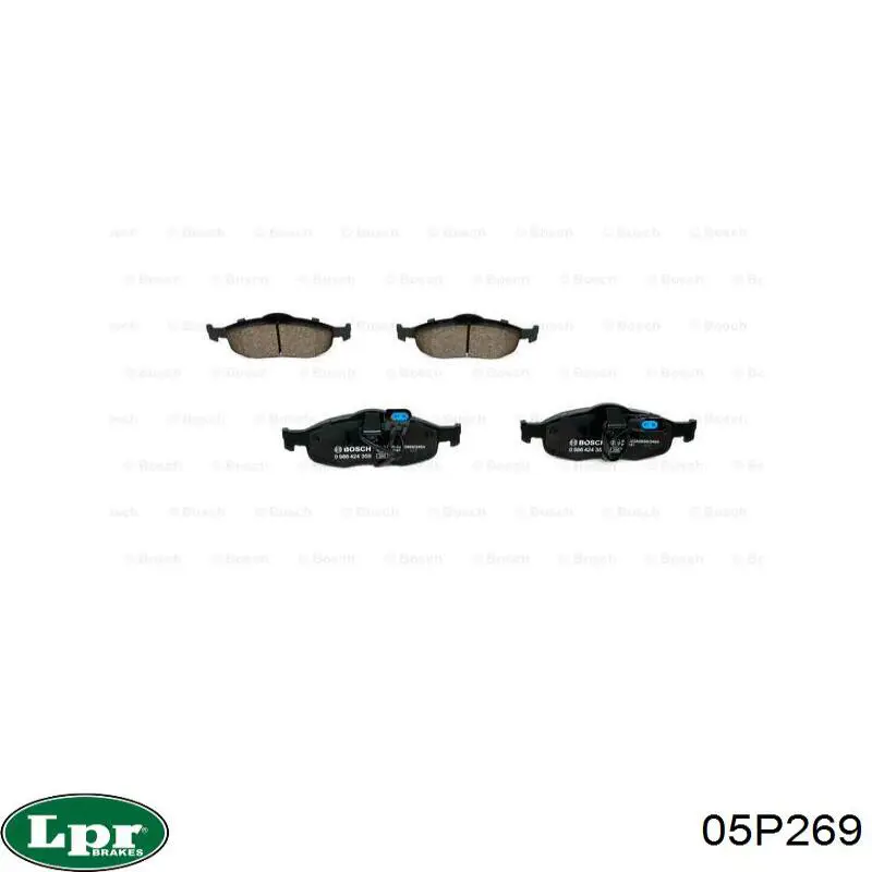Тормозные колодки LPR 05P269