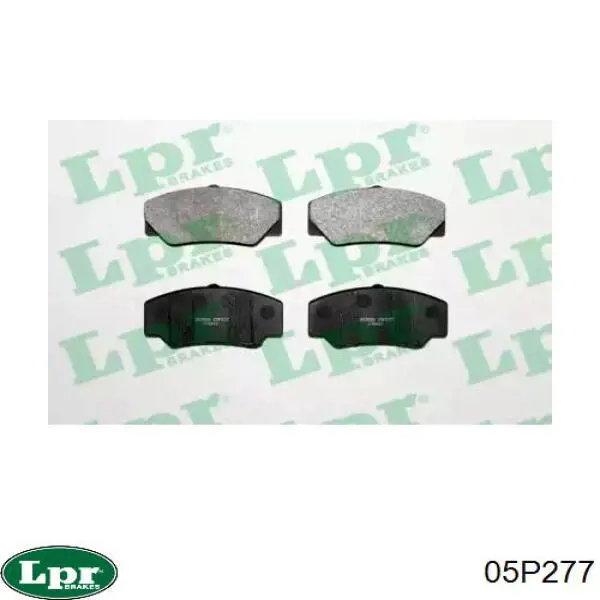 Тормозные колодки LPR 05P277