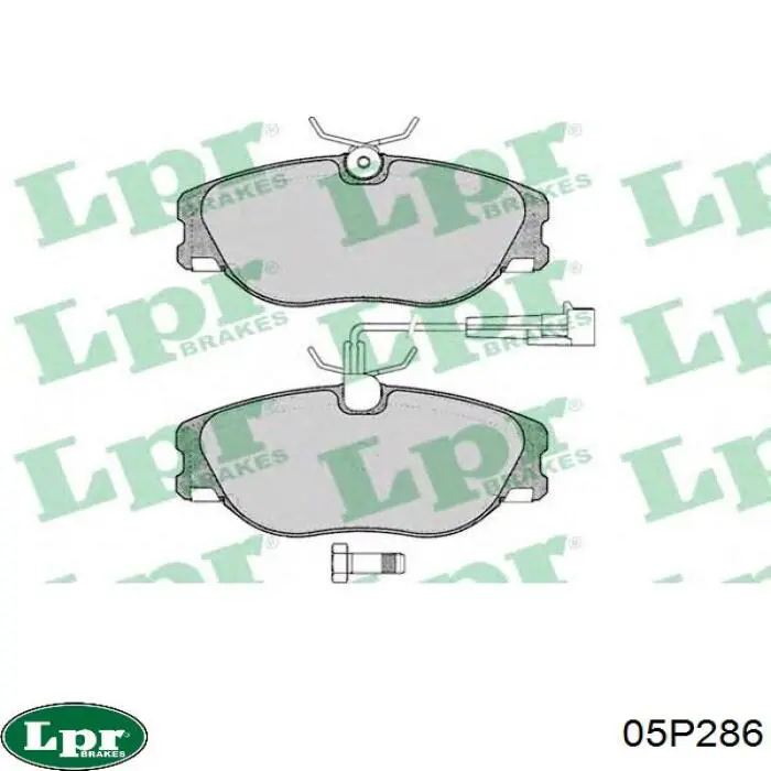 Колодки LPR 05P286 цена, от 24.41 USD