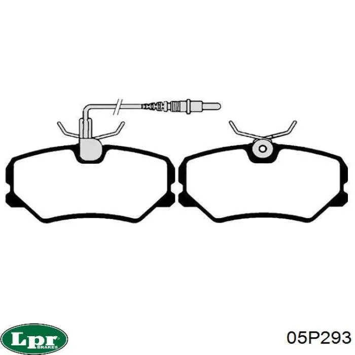 Тормозные колодки LPR 05P293