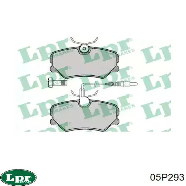 05P293 LPR Колодки передние