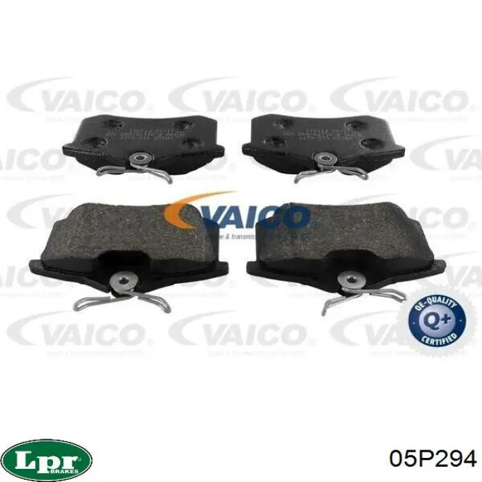 Купить 05P294 LPR Колодки тормозные задние, дисковые