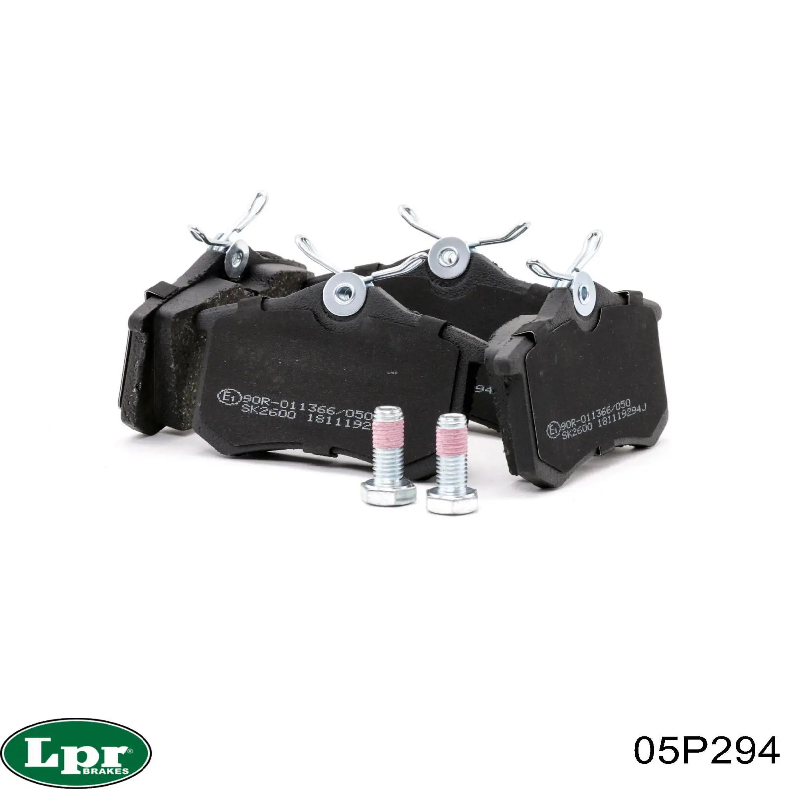Купить 05P294 LPR Колодки тормозные задние, дисковые