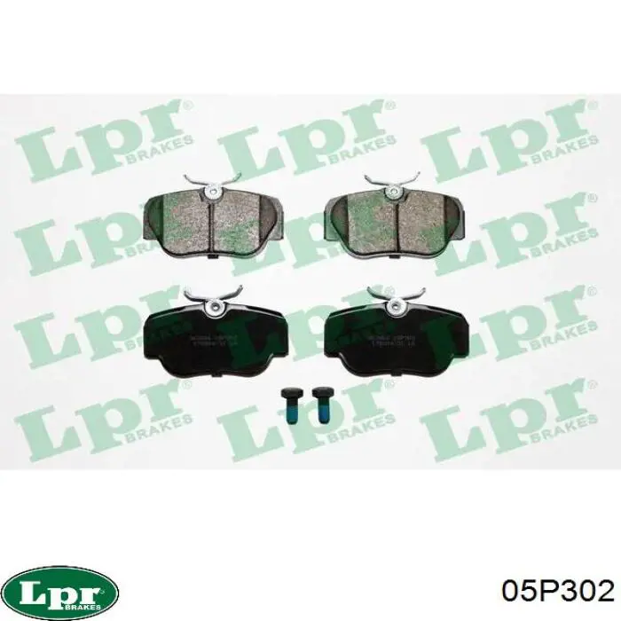 Купить 05P302 LPR Колодки тормозные