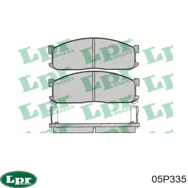 Купить 05P335 LPR Колодки тормозные