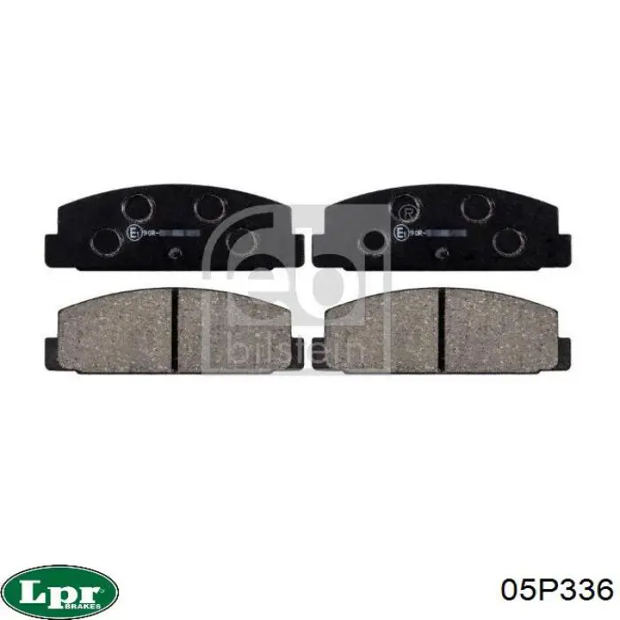Задние дисковые колодки LPR 05P336