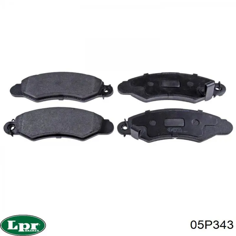 05P343 LPR Колодки передние
