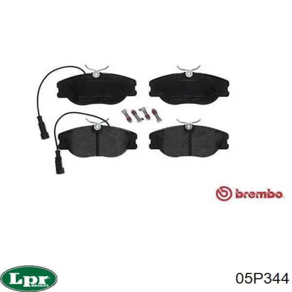 Купить 05P344 LPR Колодки тормозные