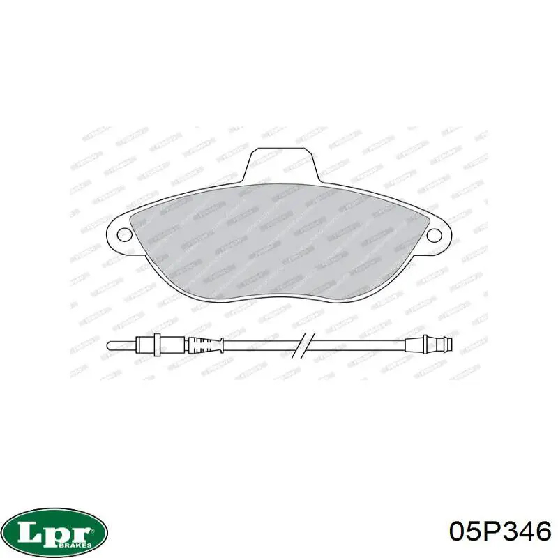 Тормозные колодки LPR 05P346