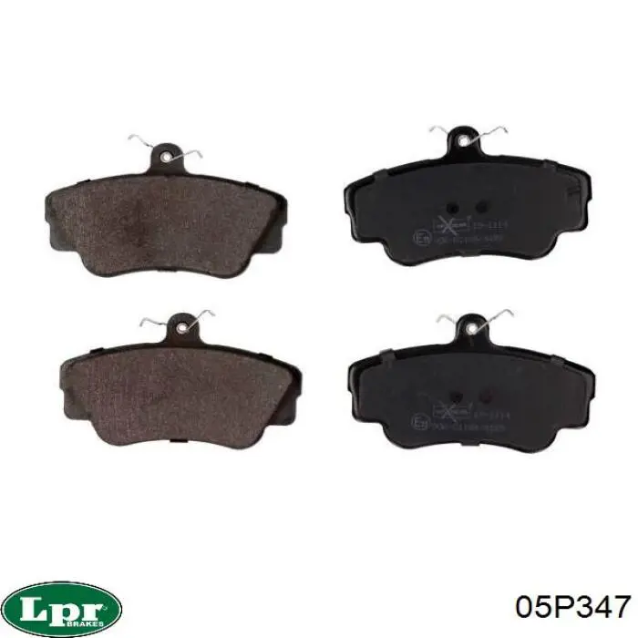 Передние тормозные колодки 05P347 LPR