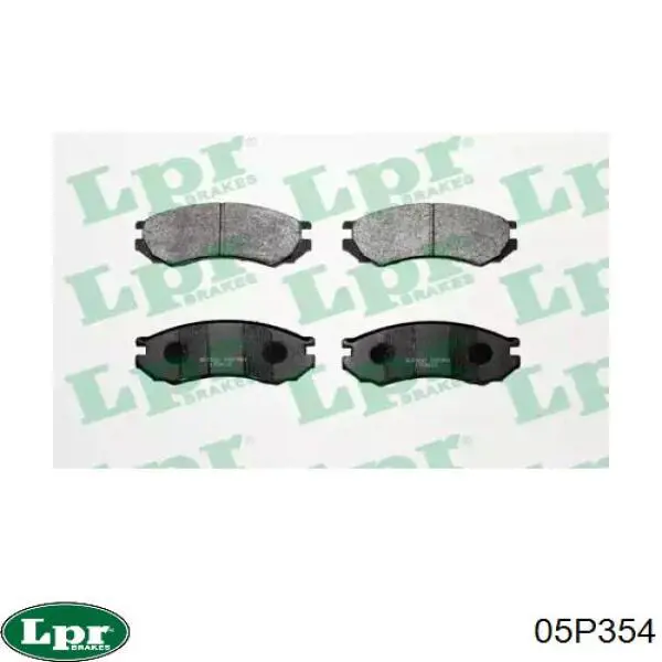 Купить 05P354 LPR Колодки тормозные