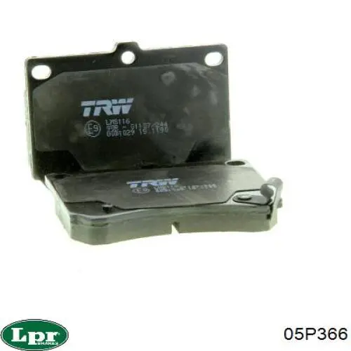 Колодки LPR 05P366 цена, от 10.15 USD