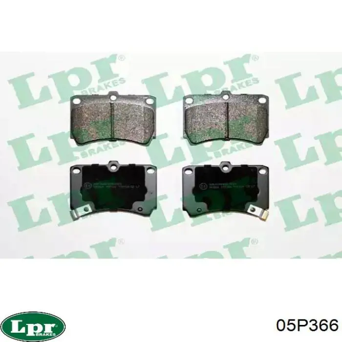 Купить 05P366 LPR Колодки тормозные