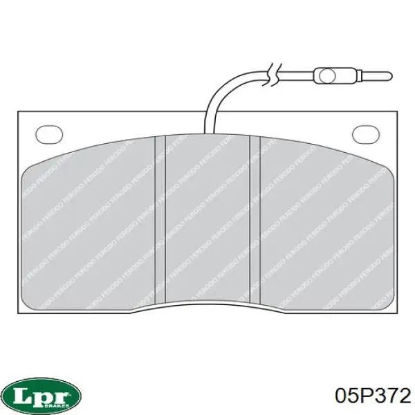 Колодки LPR 05P372 цена, от 15.19 USD