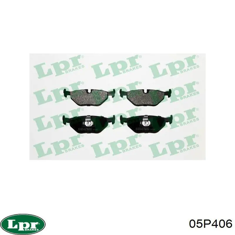 Колодки LPR 05P406 цена, от 20.56 USD