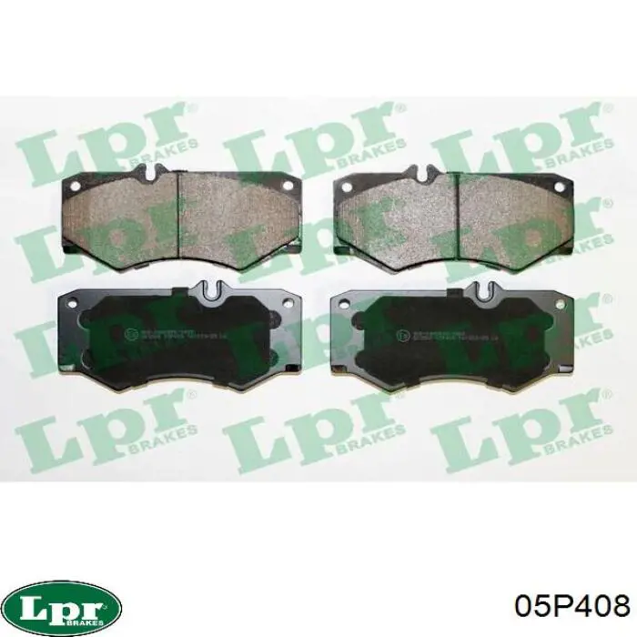 Передние тормозные колодки 05P408 LPR