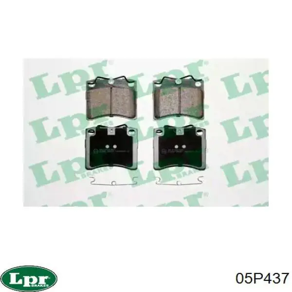 Тормозные колодки LPR 05P437