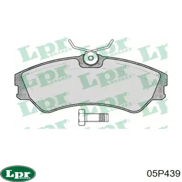 05P439 LPR Колодки передние