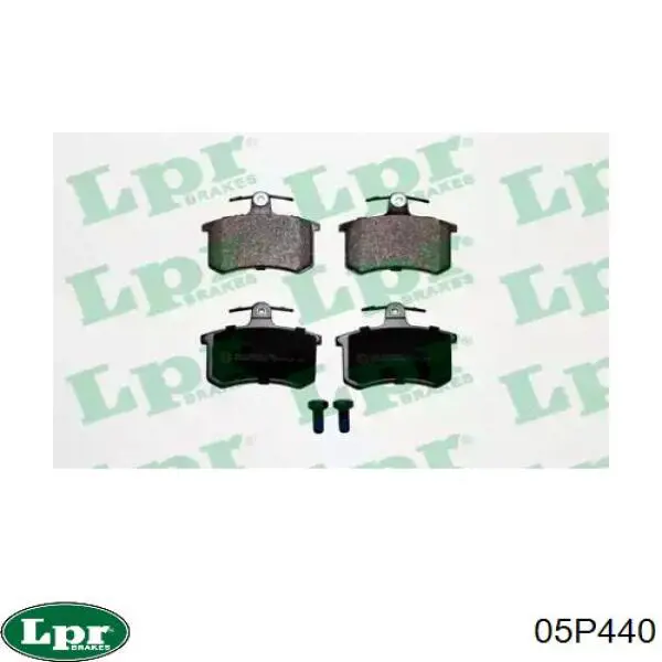 05P440 LPR Колодки тормозные дисковые комплект