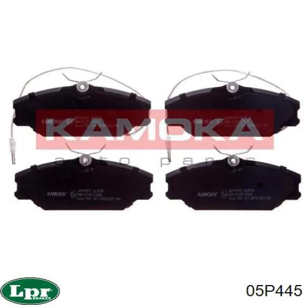 Передние тормозные колодки 05P445 LPR