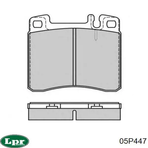 Передние тормозные колодки 05P447 LPR