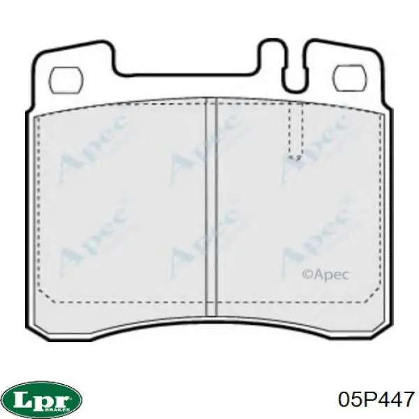 Тормозные колодки LPR 05P447
