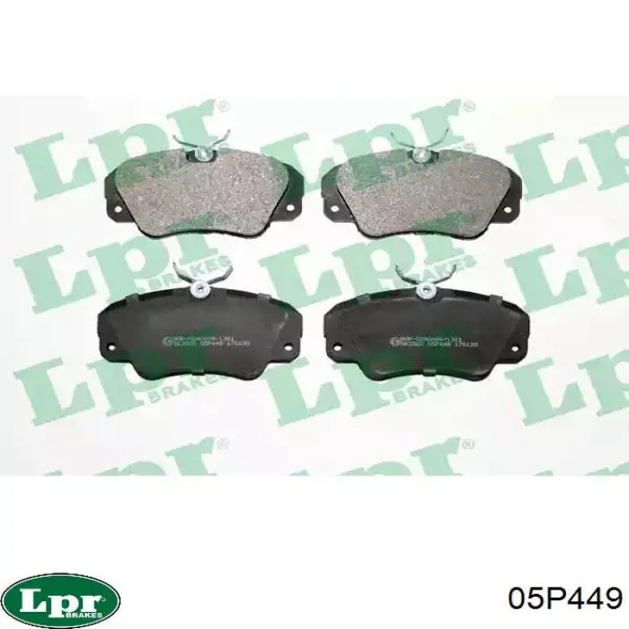 Колодки LPR 05P449 цена, от 19.90 USD