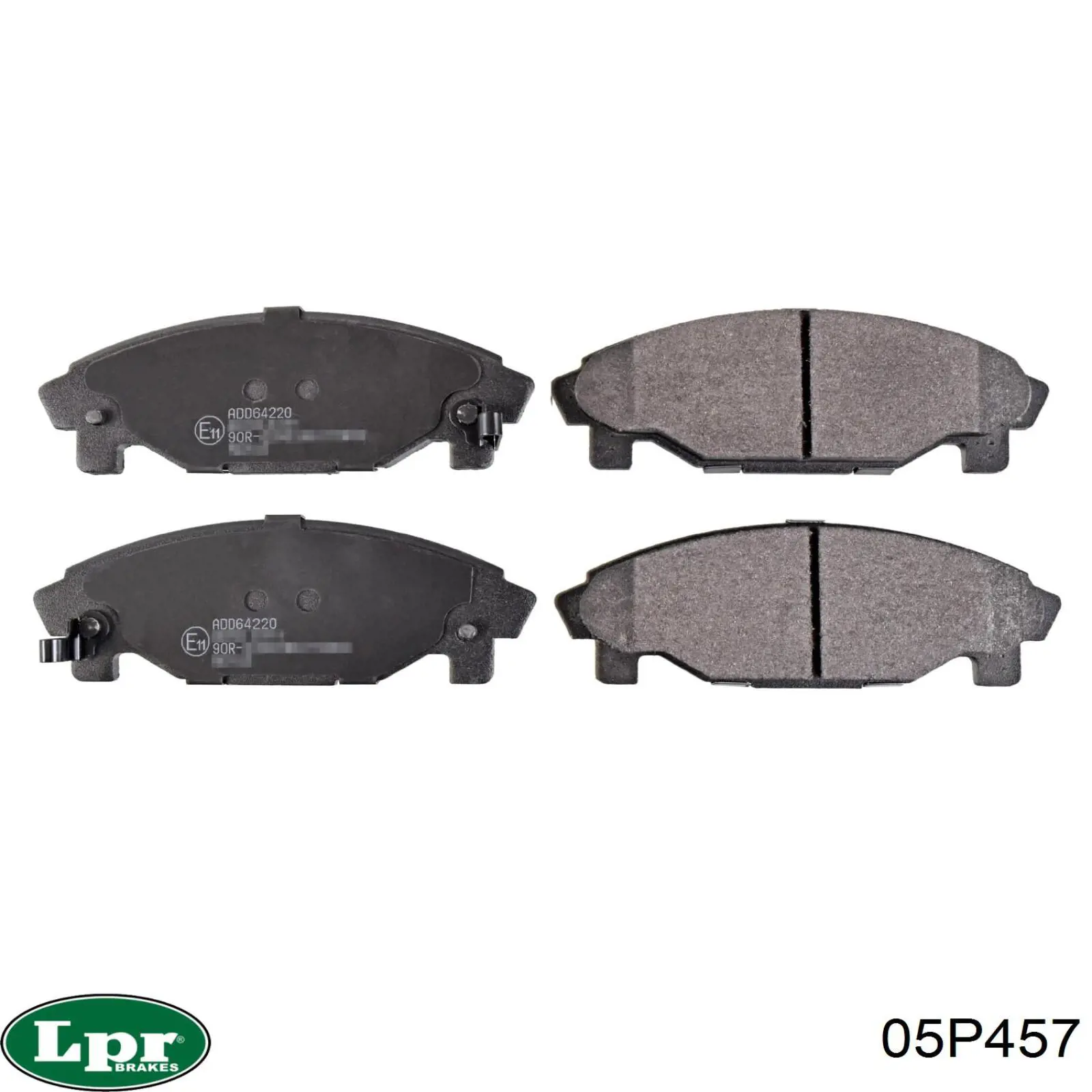 Купить 05P457 LPR Колодки тормозные
