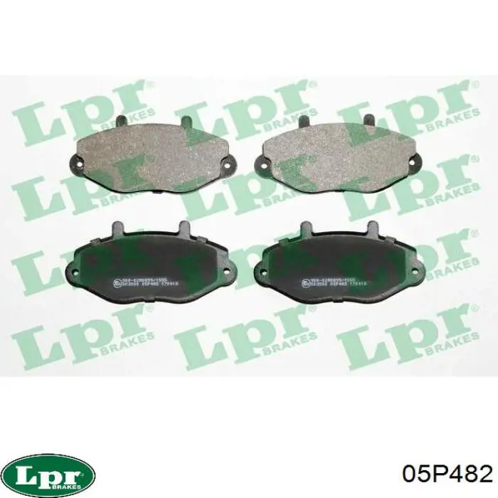 Купить 05P482 LPR Колодки тормозные