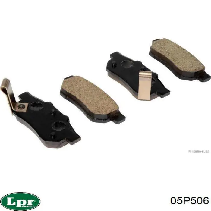 Задние тормозные колодки 05P506 LPR