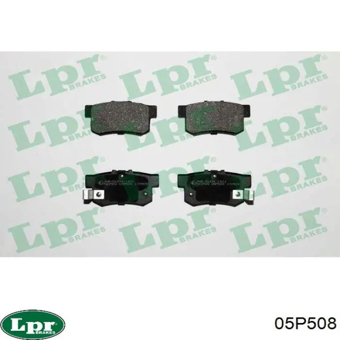 Задние тормозные колодки 05P508 LPR