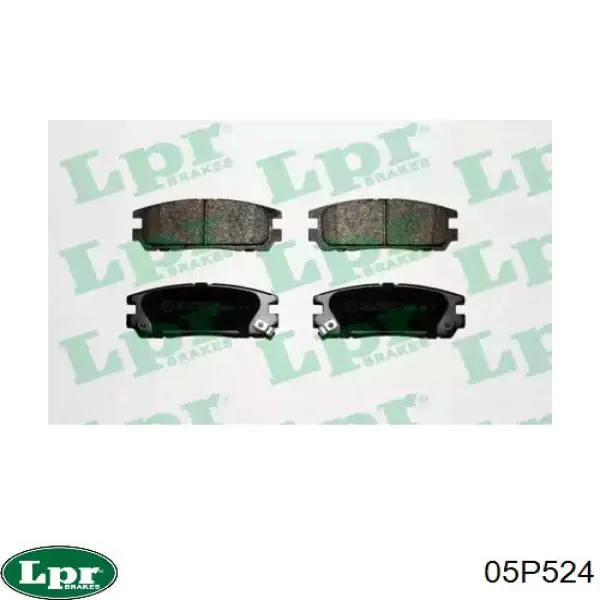 Колодки дисковые  LPR 05P524 цена, от 13.36 USD