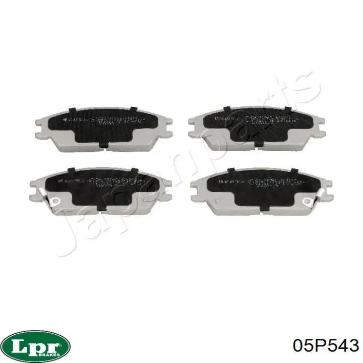 Купить 05P543 LPR Колодки тормозные