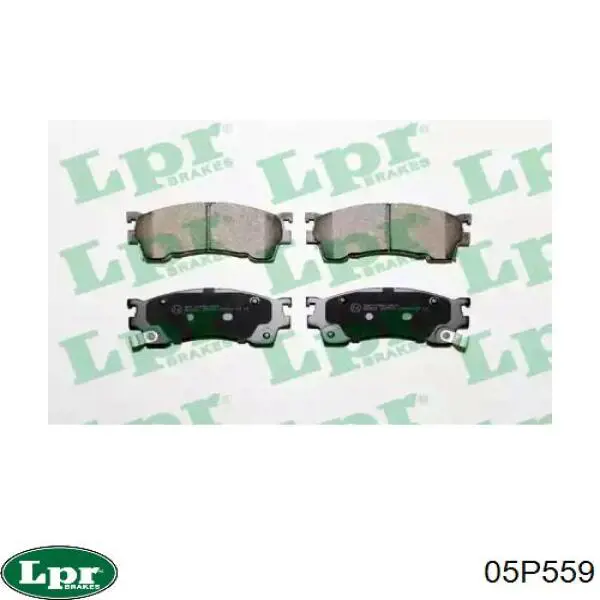 05P559 LPR Колодки передние