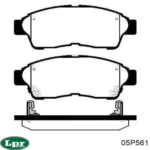 05P561 LPR Колодки передние